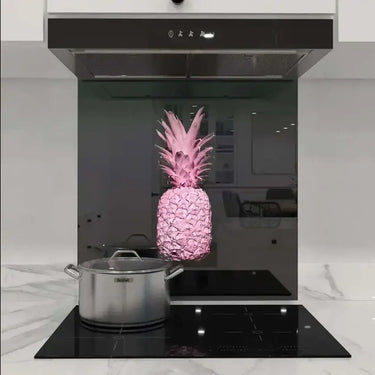 Pink Pineapple Splashback DIY - Mix and Match - CreoGlass®