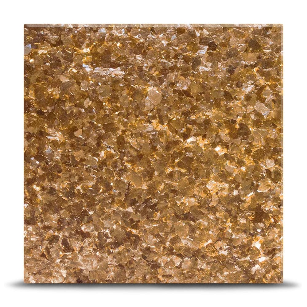 Deep Gold Premium Textured Sample - CreoGlass®