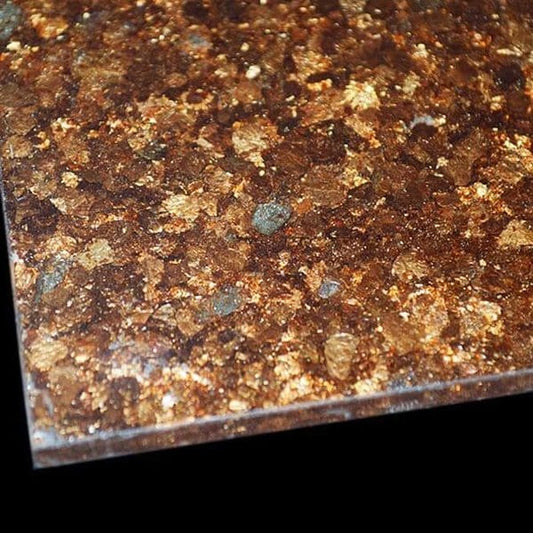 Deep Bronze Premium Textured Sample - CreoGlass®