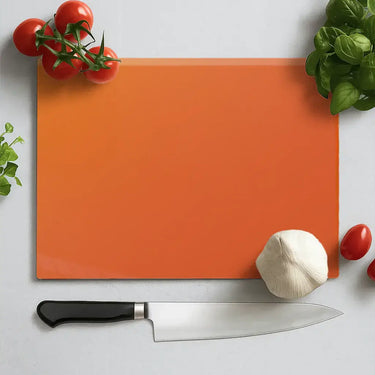 Pure Orange DIY Splashback and Chopping Board - Bundle - CreoGlass®