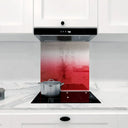 Red to White- Gradient - Splashback - DIY - CreoGlass®