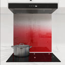 Red to White- Gradient - Splashback - DIY - CreoGlass®
