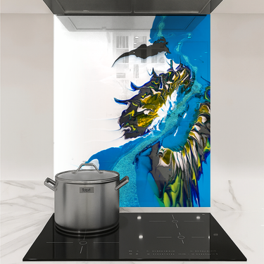 Abstract Sea Grass - Splashback - DIY