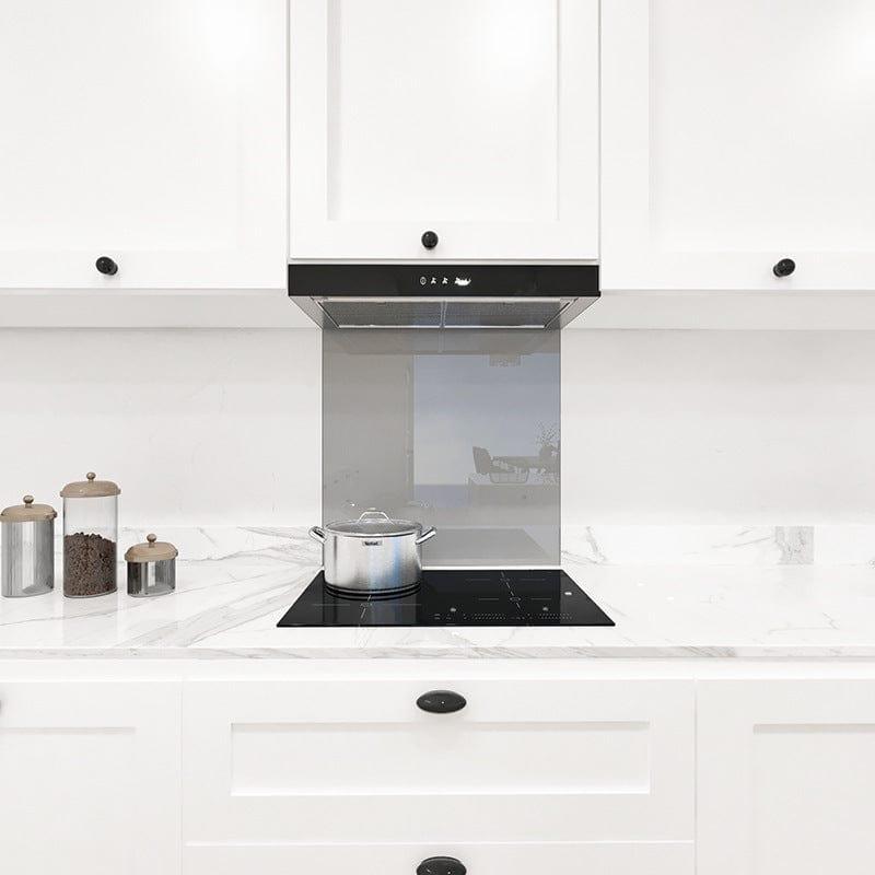 Signal Grey Colour Glass Splashback - DIY - CreoGlass®