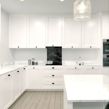 Silver - Black Opera Splashback - DIY - CreoGlass®