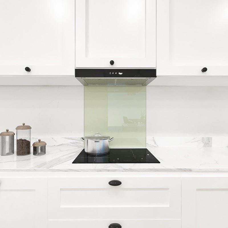 Soft Moss 4 Colour Glass Splashback - DIY - CreoGlass®