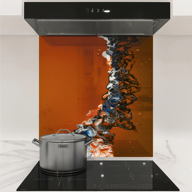 Abstract Spine - Splashback - DIY