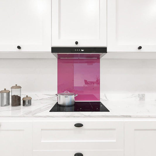 Telemagenta Colour Glass Splashback - DIY - CreoGlass®