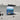 Textured Shades of Blue Printed Glass Splashback - DIY - CreoGlass®