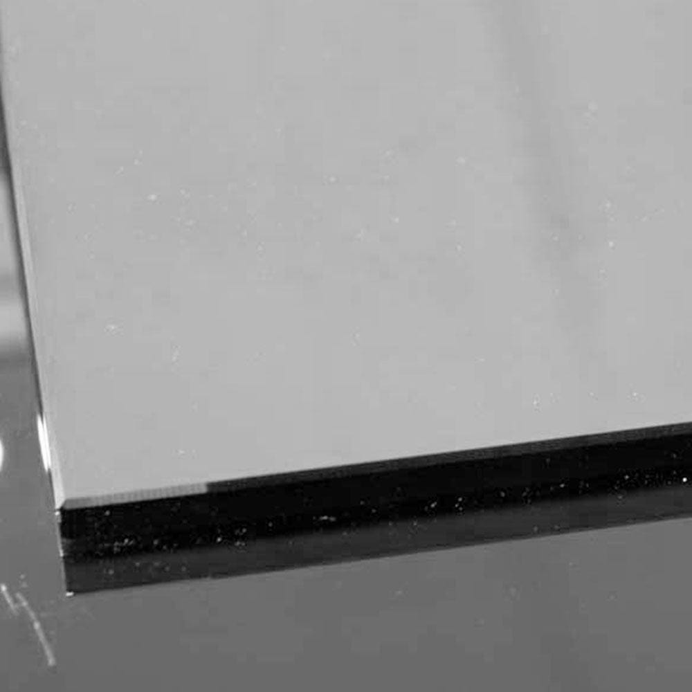 Silver Toughened Mirror Sample - CreoGlass®