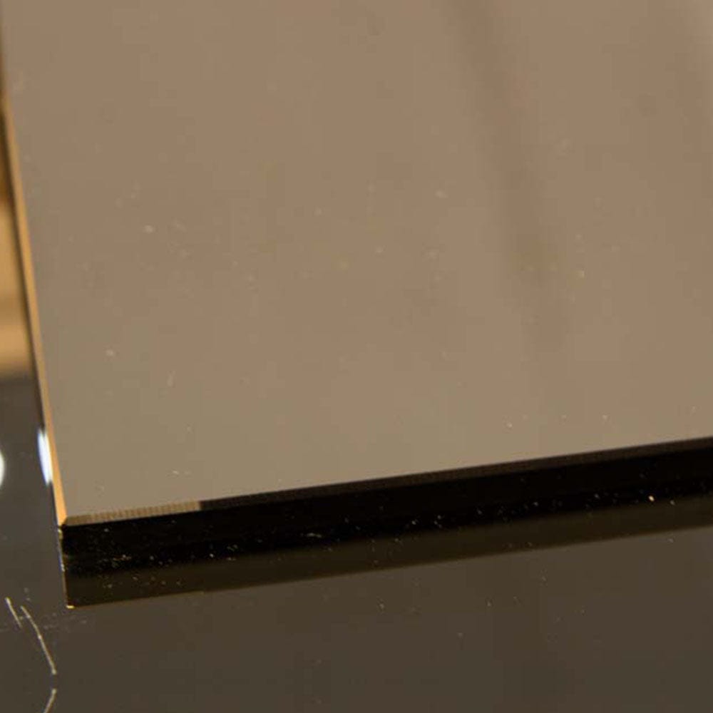 Bronze Toughened Mirror Sample - CreoGlass®