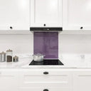 Violet Colour Glass Splashback - DIY - CreoGlass®