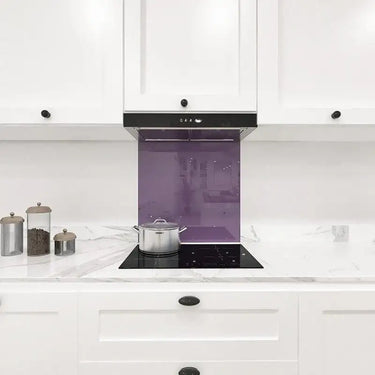 Violet Colour Glass Splashback - DIY - CreoGlass®