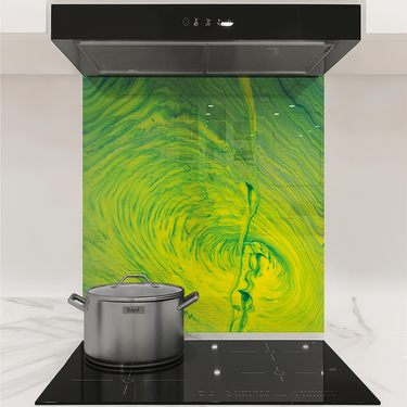 Abstract Vortex - Splashback - DIY