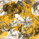 White and Yellow Flowers Printed Glass Splashback - DIY - CreoGlass®