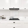 White Colour Glass Splashback - DIY - CreoGlass®