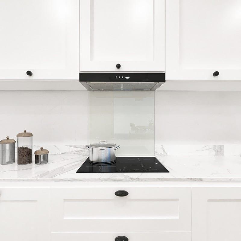 White Green Colour Glass Splashback - DIY - CreoGlass®